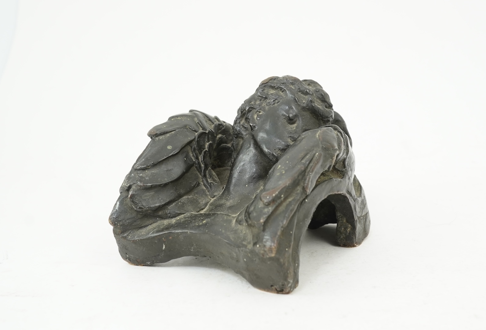 Henry Wilson (1864-1934) for St Mark's, Brithdir, Gwynedd, Wales: A bronze catafalque handle